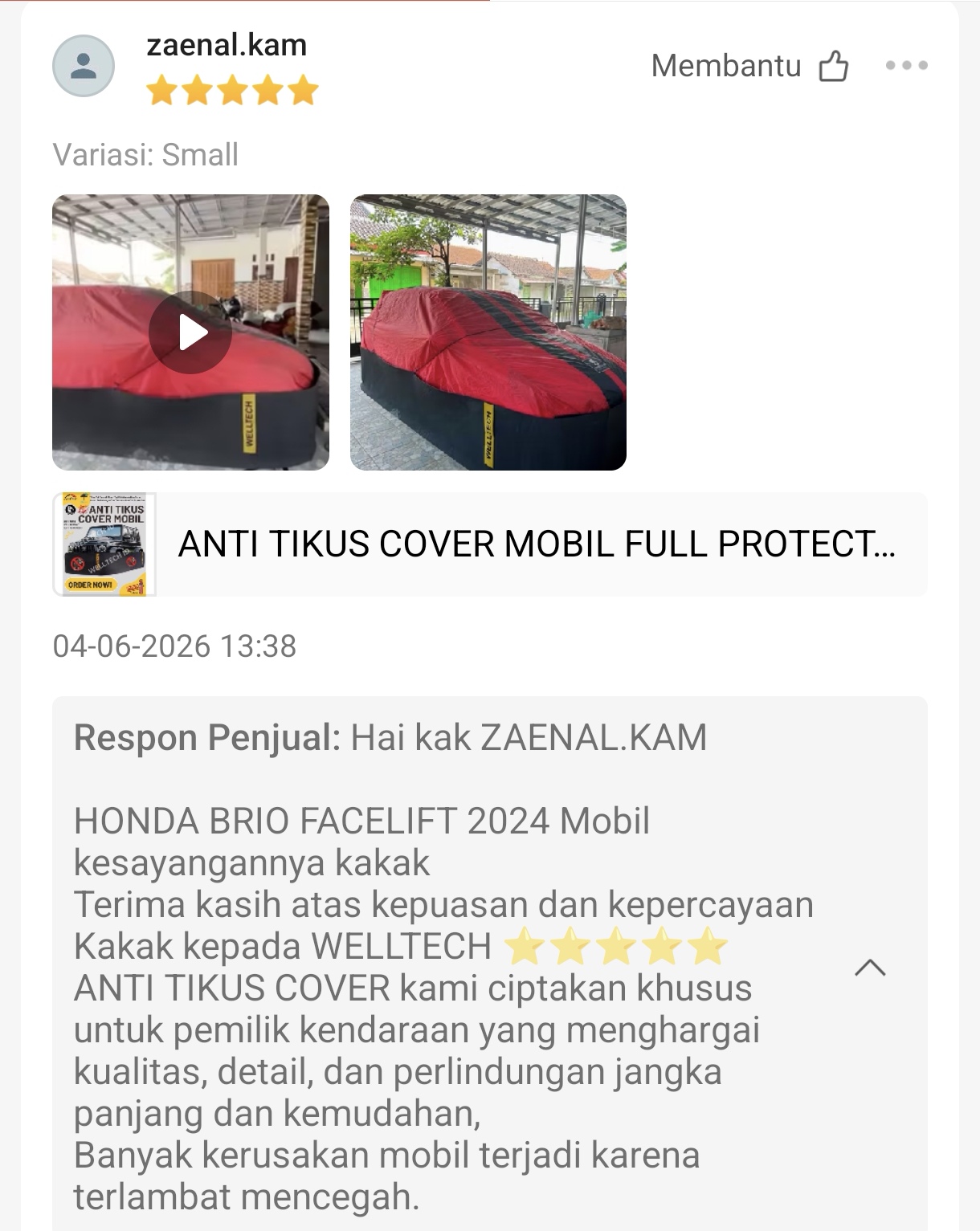 Review Pelanggan 1
